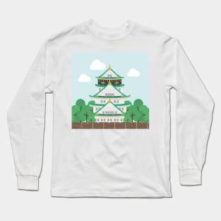 Osaka Castle Long Sleeve T-Shirt